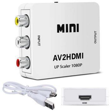 Конвертер AV RCA в HDMI з підтримкою 1080p 123460017 фото