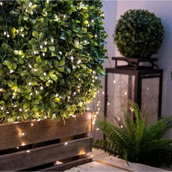Гірлянда електрична 20м 200LED теплий білий мережева 234581885 фото