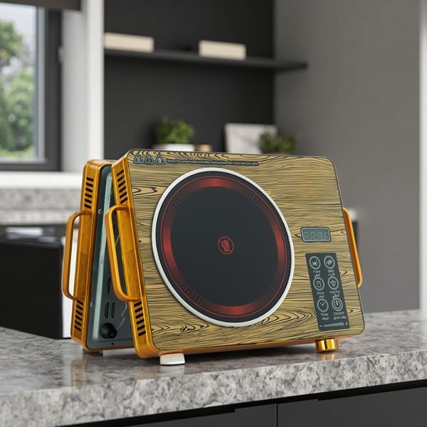 Інфрачервона настільна плита 2200W 28&times;42см LB-57001 LumaBella 234581167 фото