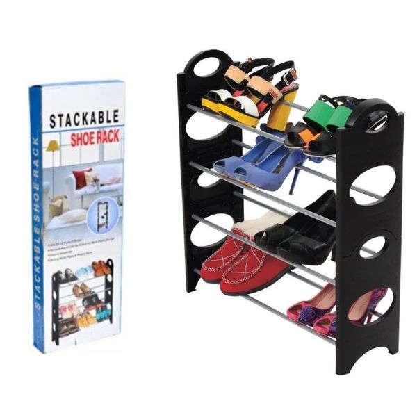 Органайзер для взуття на 12 пар 63&times;19&times;64 см Stackable Shoe Rack 123462110 фото