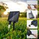Гірлянда сонячна 190 LED 2м штора зі зіркою 8 режимів теплий білий 234576887 фото 5