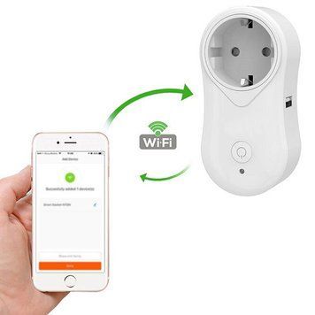 Розумна розетка Wi-Fi Socket J2 з USB Smart Life біла 234566260 фото