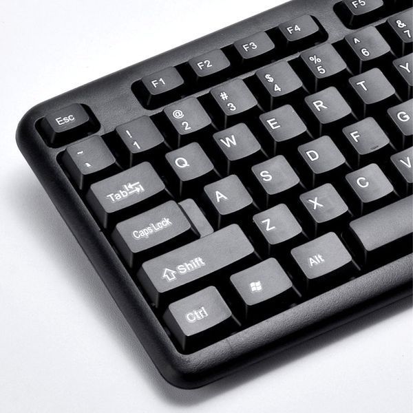 Клавіатура мембранна USB K107 повнорозмірна 234574866 фото