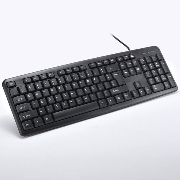 Клавіатура мембранна USB K107 повнорозмірна 234574866 фото